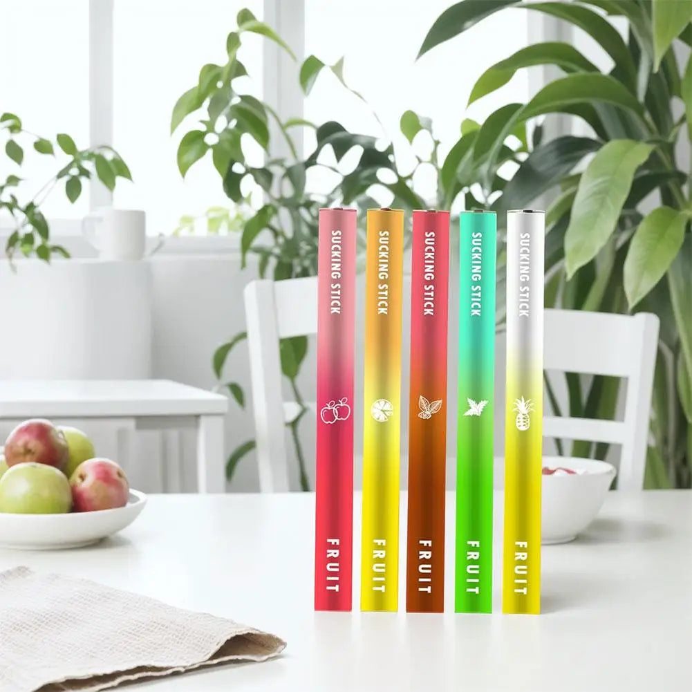 Fruit Flavor Cigarette Replacement Stick Nicotine Free Smoking Relieve Smoking Addiction Freshen Breath Smoking Cessation Stick