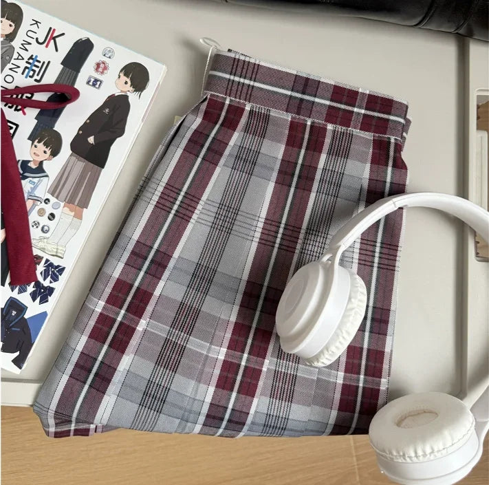 Japanese School Uniform, College Style Uniform, Short Skirt, Student Pleated Dance Skirt