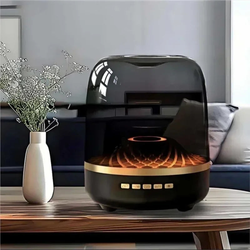 2025 New Glass 4th Generation Colorful Light Wireless Bluetooth Speaker Mini Computer Plug in Convenient Outdoor Subwoofer Speak
