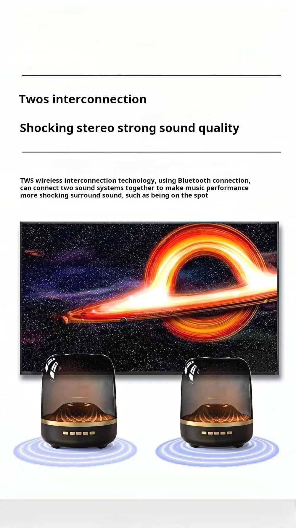 2025 New Glass 4th Generation Colorful Light Wireless Bluetooth Speaker Mini Computer Plug in Convenient Outdoor Subwoofer Speak