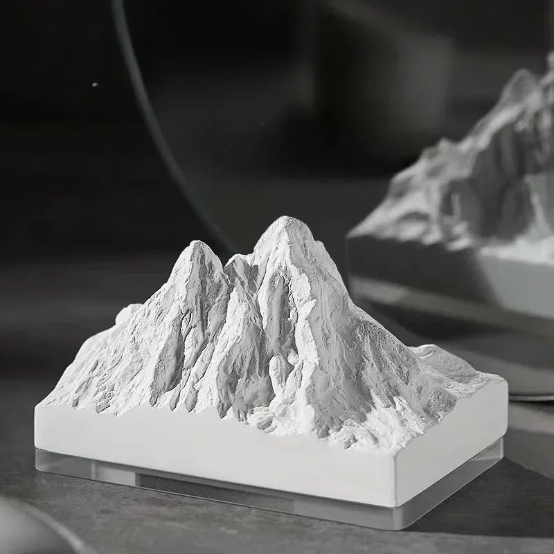 2026 New 3D Snow Mountain Cake Mold Silicone DIY Alps Ice Mountains Scented Gypsum Baking Decorative Item Mould for Home Garden