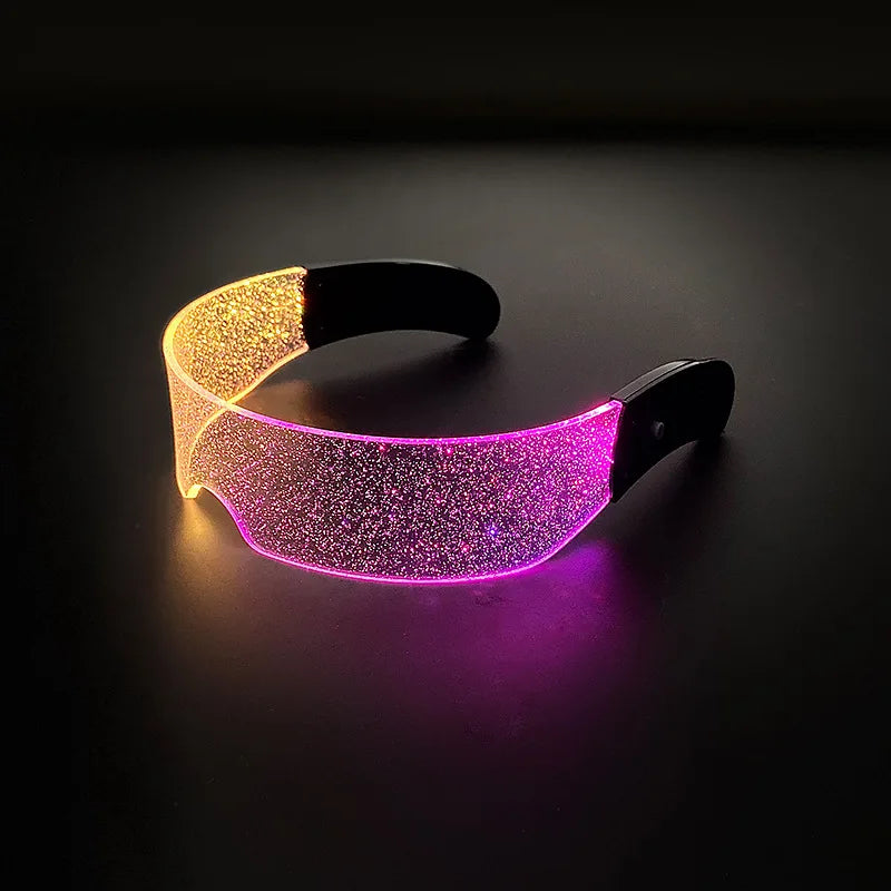 LED luminous glasses, technological glasses, rainbow storm glasses, bar atmosphere props