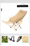 Portable Outdoor Suthing Chair Moon Chair Nap Chair Cam Beach Chair Foldable High Barest Large Bearing Capaci