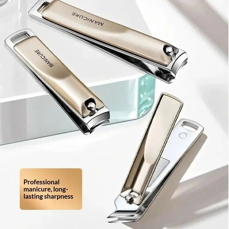 10-Piece Professional Nail Clippers Nail File Set Stainless Steel Manicure & Pedicure Kit With Ear Digging Spoon Grooming