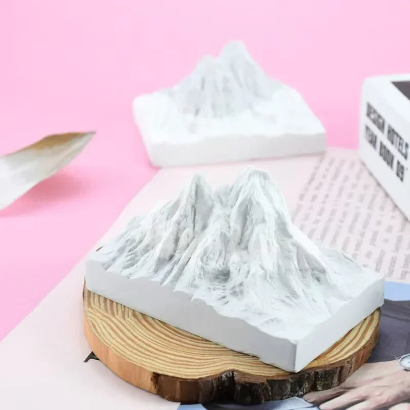2026 New 3D Snow Mountain Cake Mold Silicone DIY Alps Ice Mountains Scented Gypsum Baking Decorative Item Mould for Home Garden